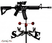 FARRELL - M4 CARBINE RIFLE Garden Weathervane