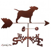 BULL TERRIER Garden Weathervane