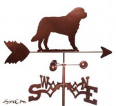SAINT BERNARD Garden Weathervane
