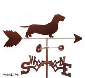 WIREHAIR DACHSHUND Garden Weathervane