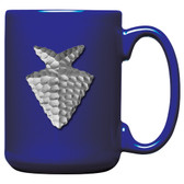 Arrowhead Coffee Mug, Cobalt