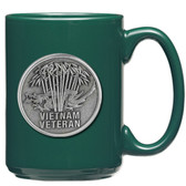 Vietnam Veteran Coffee Mug, Dark Green