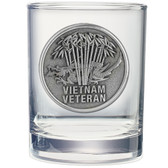 Vietnam Veteran Double Old Fashioned Glass Set of 2