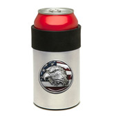 Eagle Head w/ Flag Can Cooler