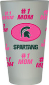 Michigan State Spartans #1 Mom Pint Glass