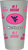 West Virginia Mountaineers #1 Mom Pint Glass