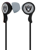 Mizco NFL Oakland Raiders Armor Stereo Hands-Free Earbuds