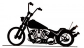 FARRELL - BOBBER MOTORCYCLE Mailbox Topper