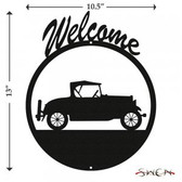 CAR - MODEL A Welcome Sign