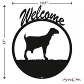 GOAT - NUBIAN Welcome Sign