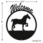 HORSE - DRAFT Welcome Sign