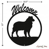 AUSTRALIAN SHEPHERD Welcome Sign
