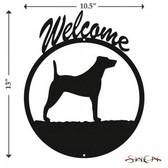 JACK RUSSELL Welcome Sign