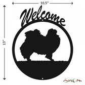 JAPANESE CHIN Welcome Sign