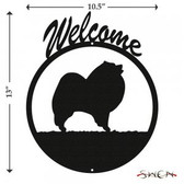 KEESHOND Welcome Sign