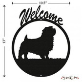 NORFOLK TERRIER Welcome Sign