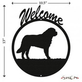 SAINT BERNARD Welcome Sign