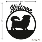 TIBETAN SPANIEL Welcome Sign