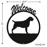 WIREHAIRED POINTING GRIFFON Welcome Sign