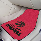 Toronto Raptors 2019 NBA Finals Champions 2-pc Carpet Car Mat Set
