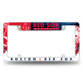 Boston Red Sox All Over Chrome Frame