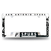 San Antonio Spurs All Over Chrome Frame