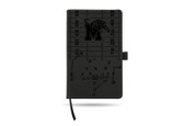Memphis Tigers Laser Engraved Black Notepad With Elastic Band