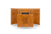 St. Louis Cardinals Laser Engraved Brown Trifold Wallet