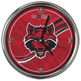 Arkansas State Red Wolves 12 Dynamic  Chrome Clock