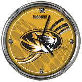 Missouri Tigers 12 Dynamic  Chrome Clock