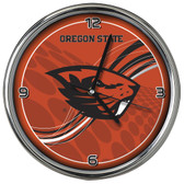 Oregon State Beavers 12 Dynamic  Chrome Clock