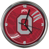 Ohio State Buckeyes 12 Dynamic  Chrome Clock