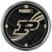 Purdue Boilermakers 12" Dynamic Chrome Clock