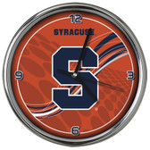 Syracuse Orangemen 12 Dynamic  Chrome Clock