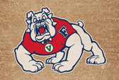 Fresno State Bulldogs Colored Logo Door Mat