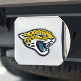 Jacksonville Jaguars Hitch Cover Color Emblem on Chrome