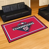 Washington Nationals  2019 World Series Champions 5x8 Rug