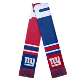 New York Giants Scarf Colorblock Big Logo Design