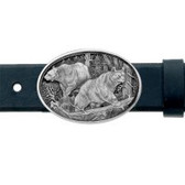 Black Bear Belt Buckle