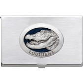 Alligator w/ Louisiana Business Card Case