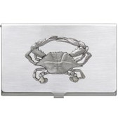 Blue Crab Business Card Case