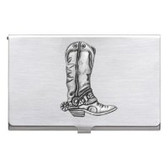 Cowboy Boot Business Card Case