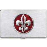 Fleur de Lis #2 Business Card Case