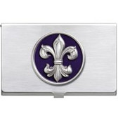 Fleur de Lis #3 Business Card Case