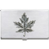 Maple Leaf Business Card Case