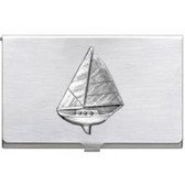 Sail Boat Business Card Case