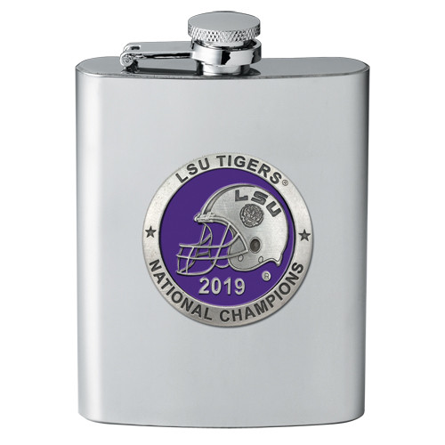 LSU Flask stainless steel 2019 Championship