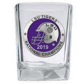 LSU Tigers 2019 National Champions Square Shot Glass