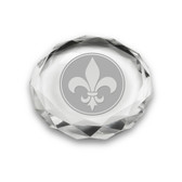 Fleur de Lis Deep Etched Paperweight