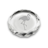 Flamingo Deep Etched Paperweight